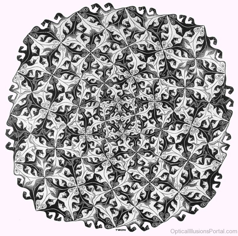 55 Dashing Escher Style Optical Illusion