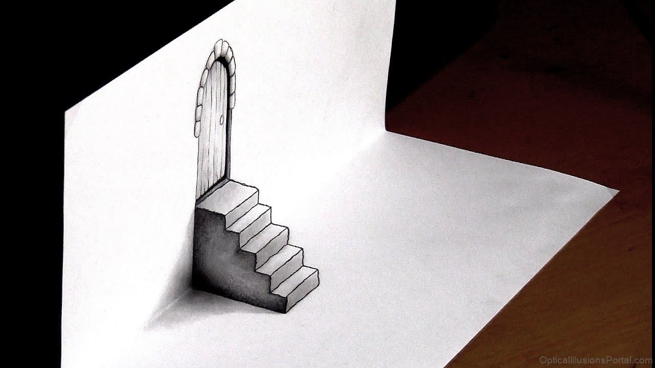 55+ Optical Illusion Drawings Images