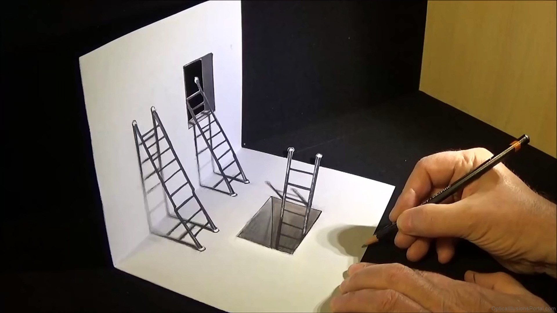 55+ Optical Illusion Drawings Images